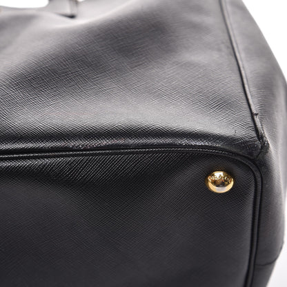 Prada Saffiano Lux Extra Large Galleria Double Zip Tote Black 9 of 19