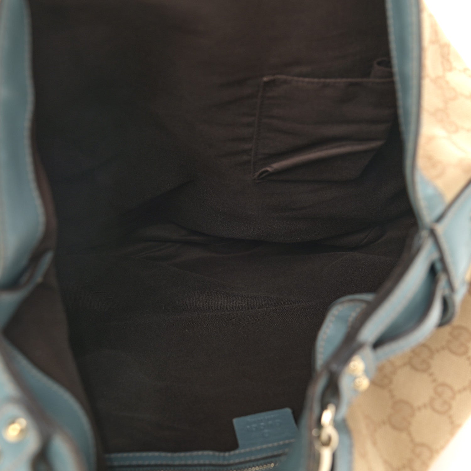 Gucci Monogram Large Wave Hobo Blue 6 of 14