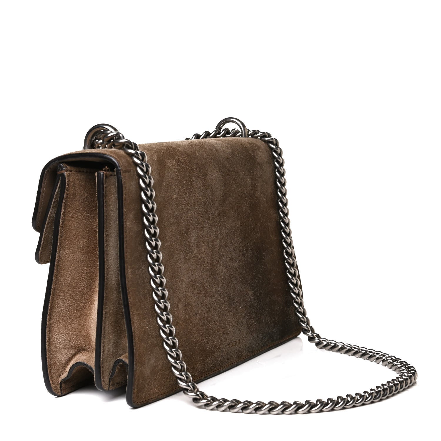 Gucci Suede Small Dionysus Shoulder Bag Taupe 3 of 17