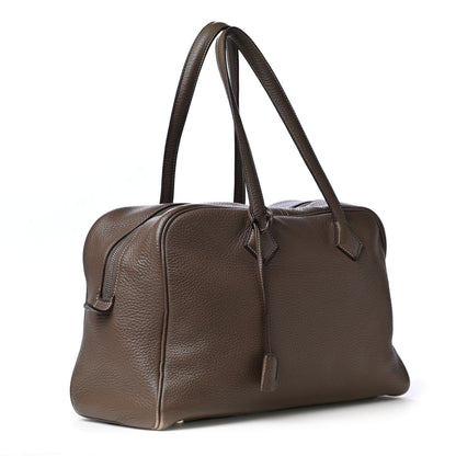 Hermes Taurillon Clemence Victoria II 35 Etoupe 2 of 8