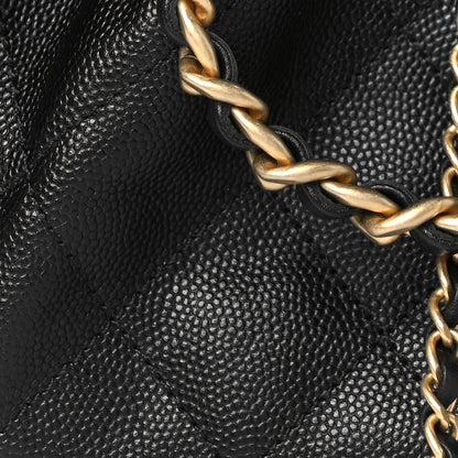 Chanel Caviar Quilted Mini Chanel 25 Handbag Black 8 of 11