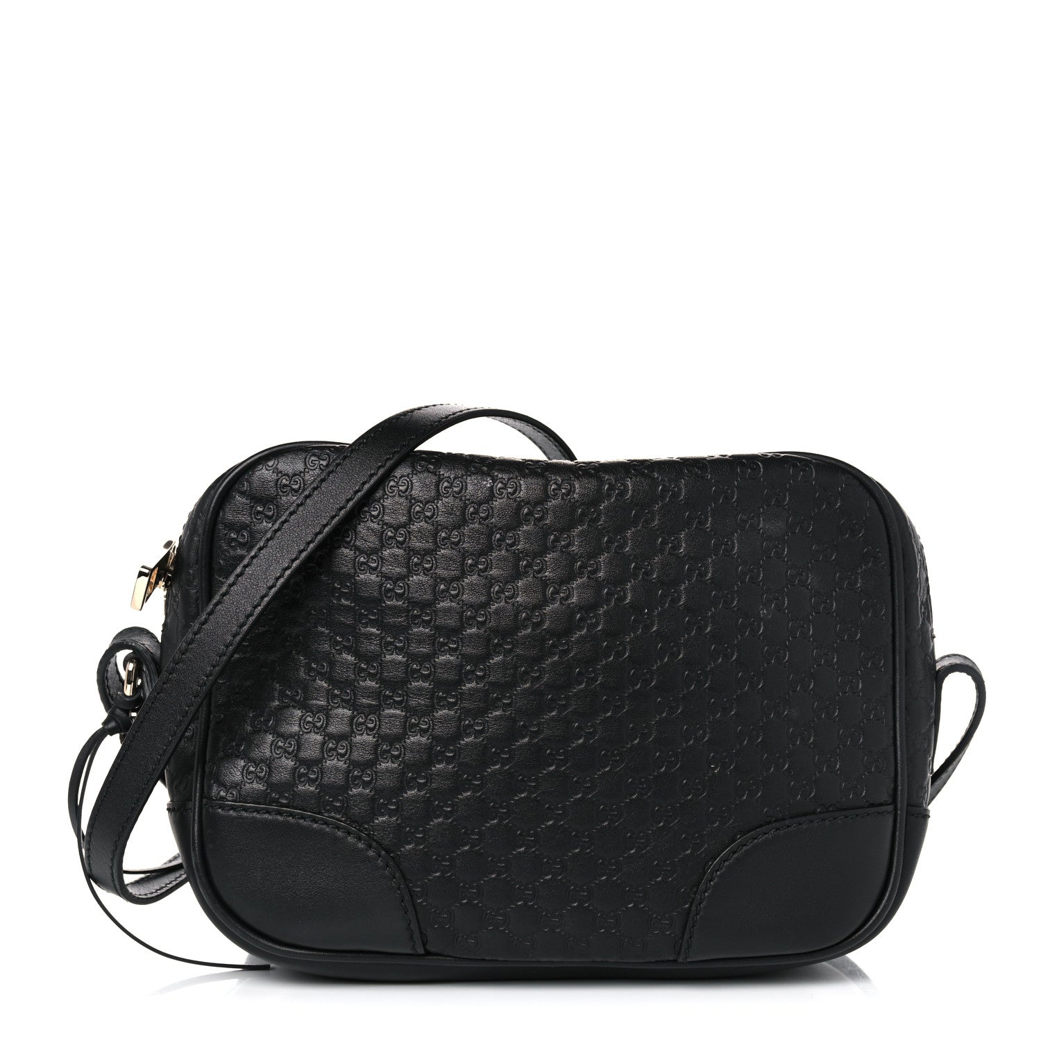 Gucci Microguccissima Mini Bree Messenger Bag Black 1 of 13