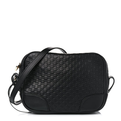 Gucci Microguccissima Mini Bree Messenger Bag Black 1 of 13
