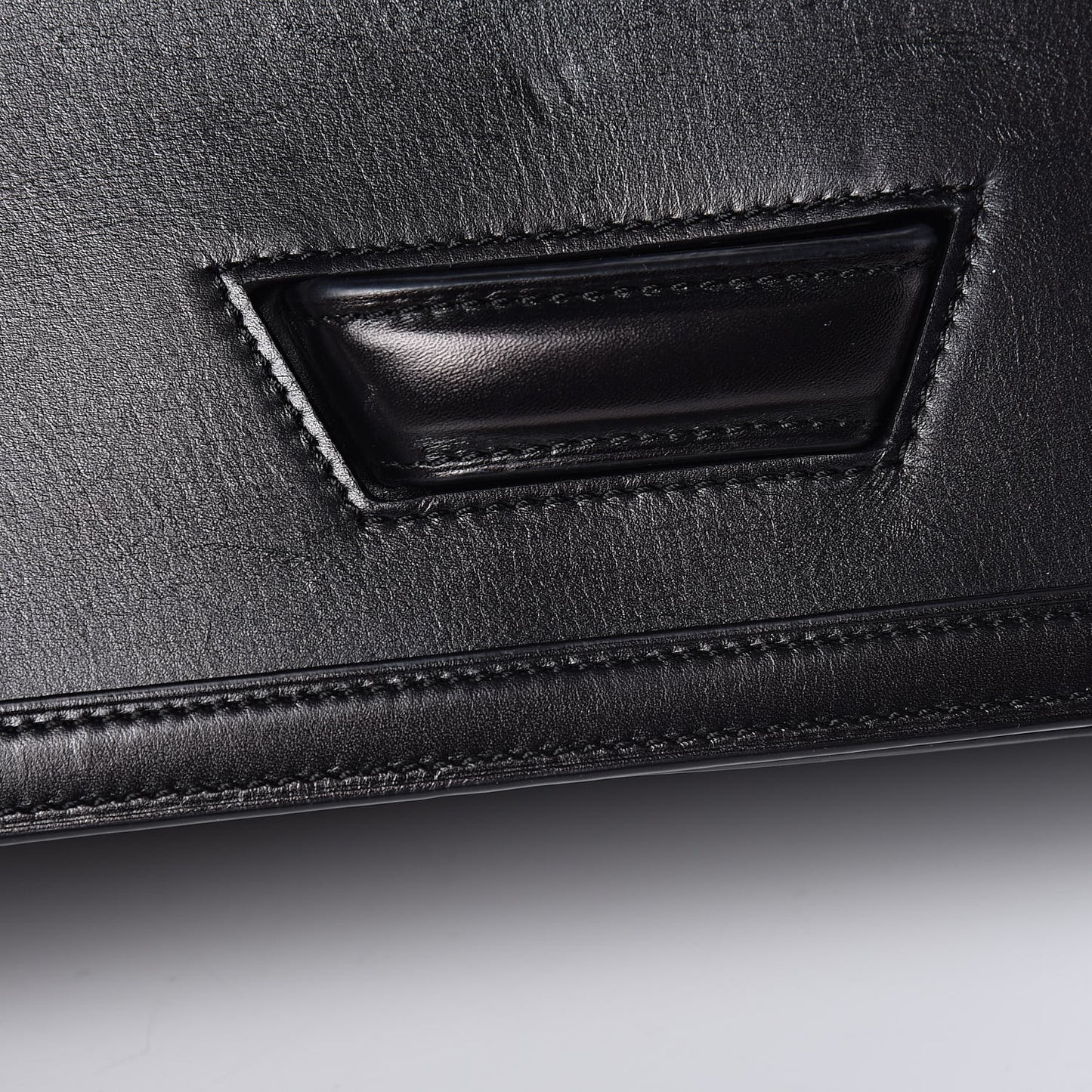 Calfskin Large Barcelona Shoulder Bag Black