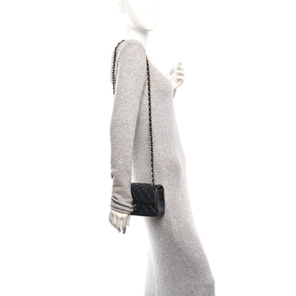 Chanel Lambskin Quilted Mini Rectangular Flap Black 2 of 11