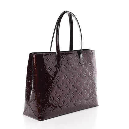 Louis Vuitton Vernis Wilshire MM Amarante 3 of 9