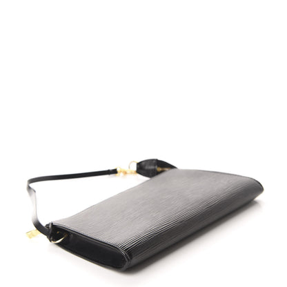 Louis Vuitton Epi Pochette Accessories 24 Black 4 of 11