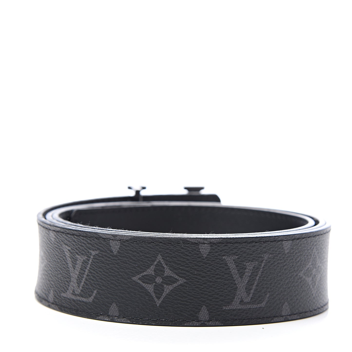 Monogram Eclipse Taigarama 40mm LV Initiales Reversible Belt 110 44 Black