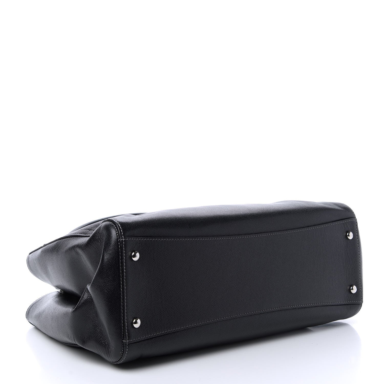 Chanel Calfskin Cerf Executive Shopper Tote Black 4 of 11