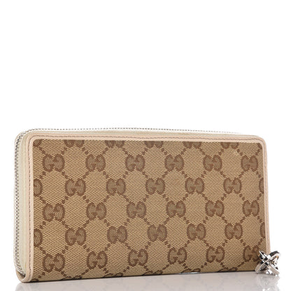 Gucci Monogram Large Twins Zip Around Wallet Off White 3 of 14
