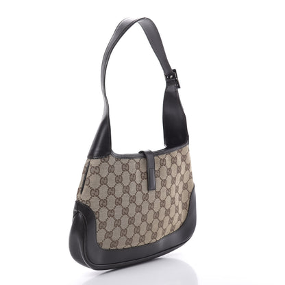 Gucci Monogram Web Small Jackie O Hobo Dark Brown 3 of 18