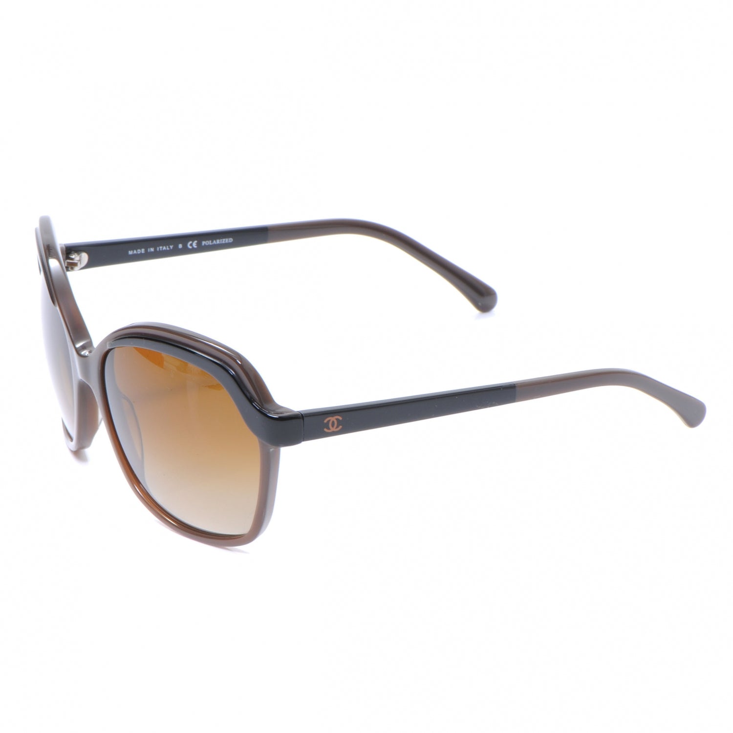 Chanel CC Logo Sunglasses 5228 Black Brown 2 of 5