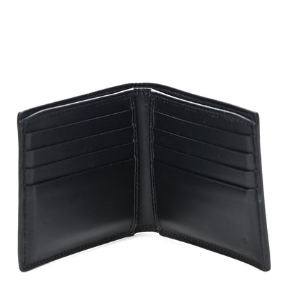 Gucci GG Supreme Monogram Selleria Calfskin Web New Web Bi-Fold Wallet Black 5 of 10