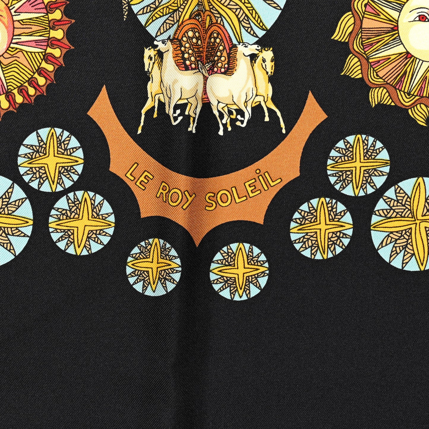 Silk Le Roy Soleil Scarf 90