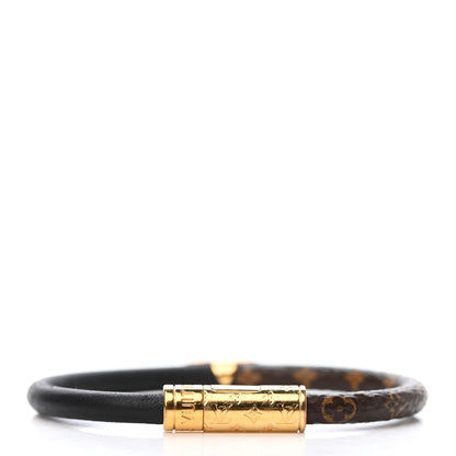 Louis Vuitton Monogram Daily Confidential Bracelet 17 Black 2 of 4