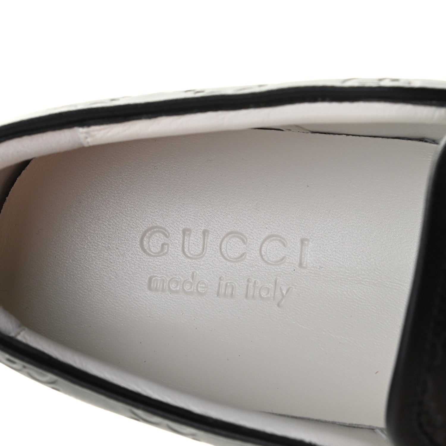 Gucci Guccissima Mens Dublin Slip On Sneakers 9 Black 12 of 14