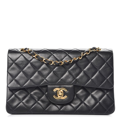 Chanel Lambskin Quilted Small Double Flap Black 1 of 11