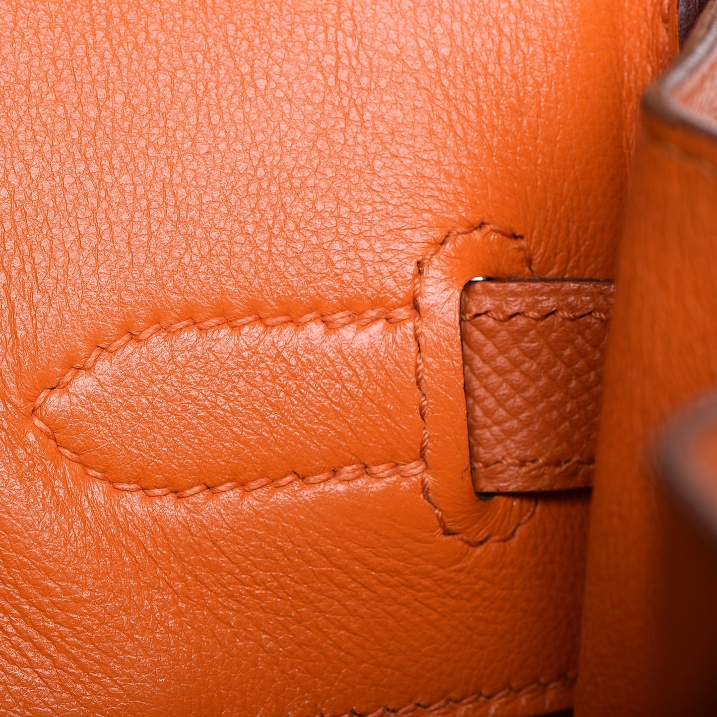 Epsom Birkin 35 Orange