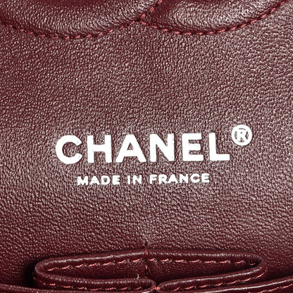 Chanel Lambskin Quilted Medium Double Flap Black 6 of 8