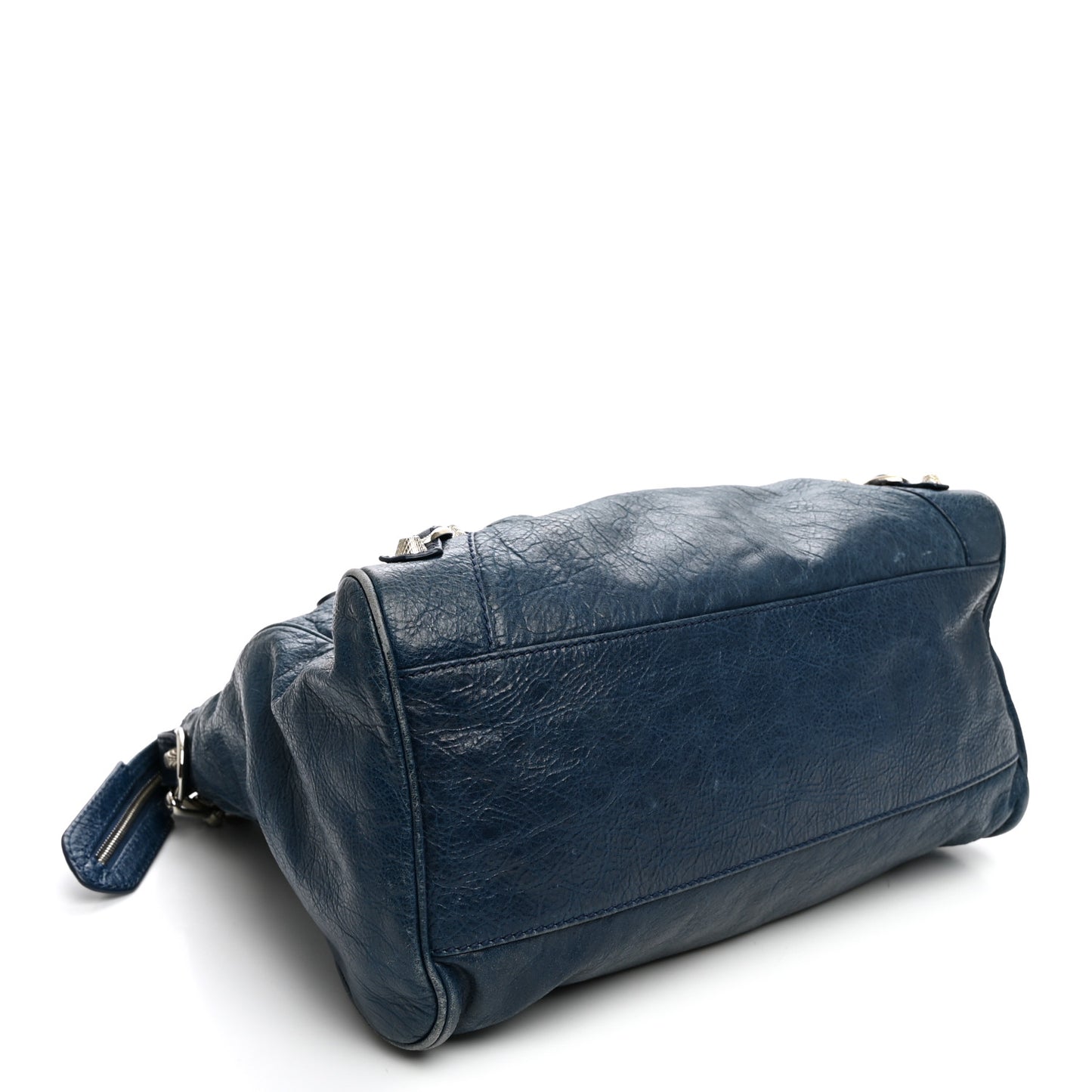 Agneau Giant 12 Silver Hardware Velo Bleu Mineral
