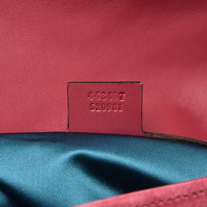 Gucci Velvet Matelasse Small GG Marmont Shoulder Bag Light Raspberry Rose 7 of 7