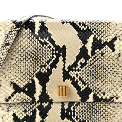 Khaite Calfskin Python Embossed Audrey Crossbody  Natural 6 of 8