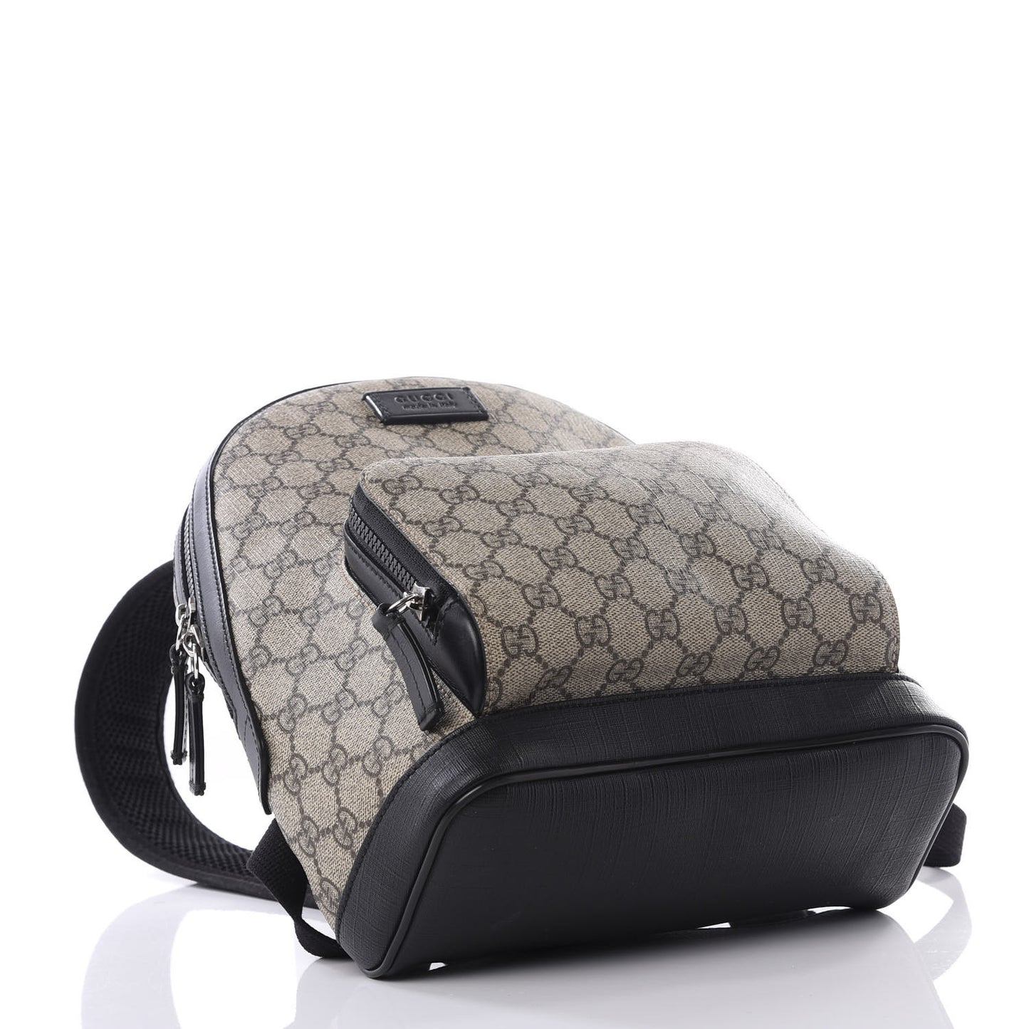 GG Supreme Monogram Small Eden Day Backpack Black