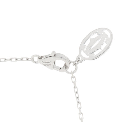 Cartier 18K White Gold Diamond SM D'Amour Pendant Necklace 3 of 4
