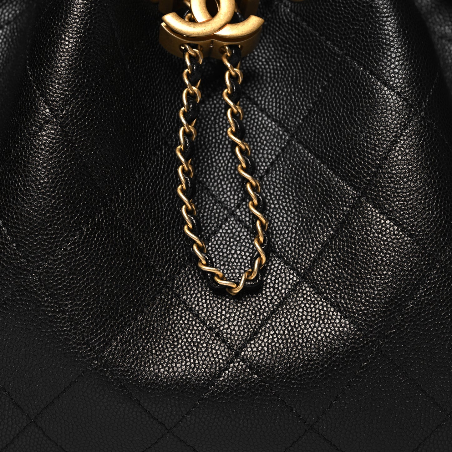 Caviar Quilted Small Chanel 25 Handbag Black