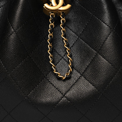 Chanel Caviar Quilted Small Chanel 25 Handbag Black 8 of 11