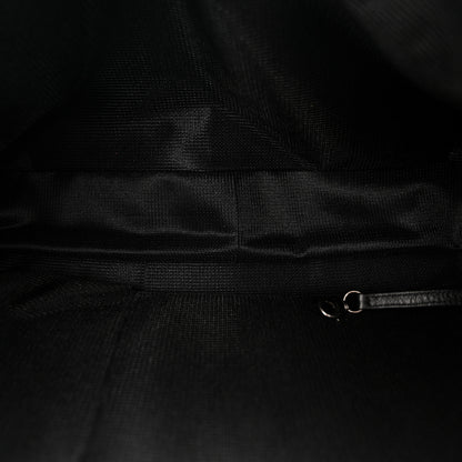 Chanel Calfskin Quilted XXL Travel Flap Bag Black 5 of 12