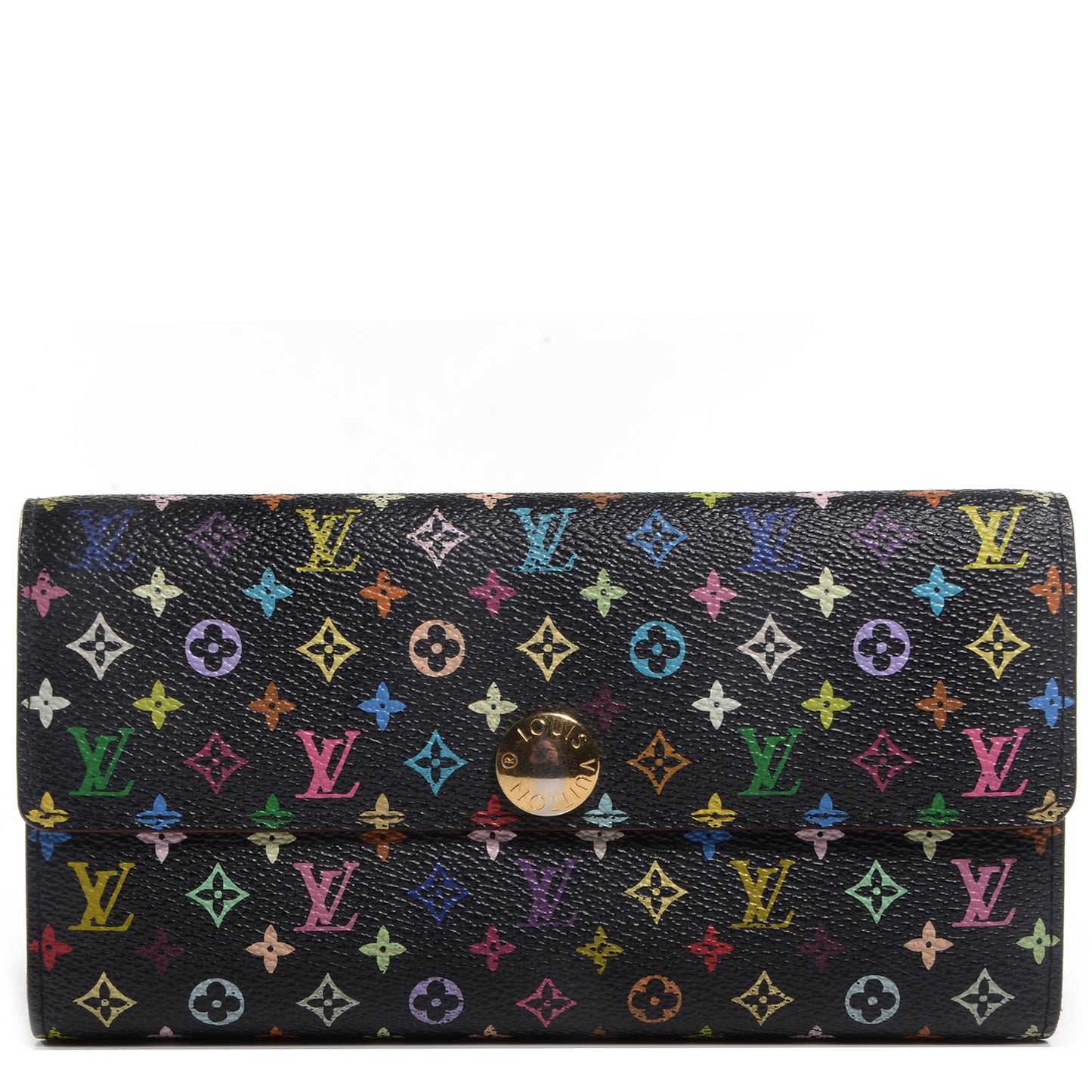 Monogram Multicolor Sarah Wallet Black