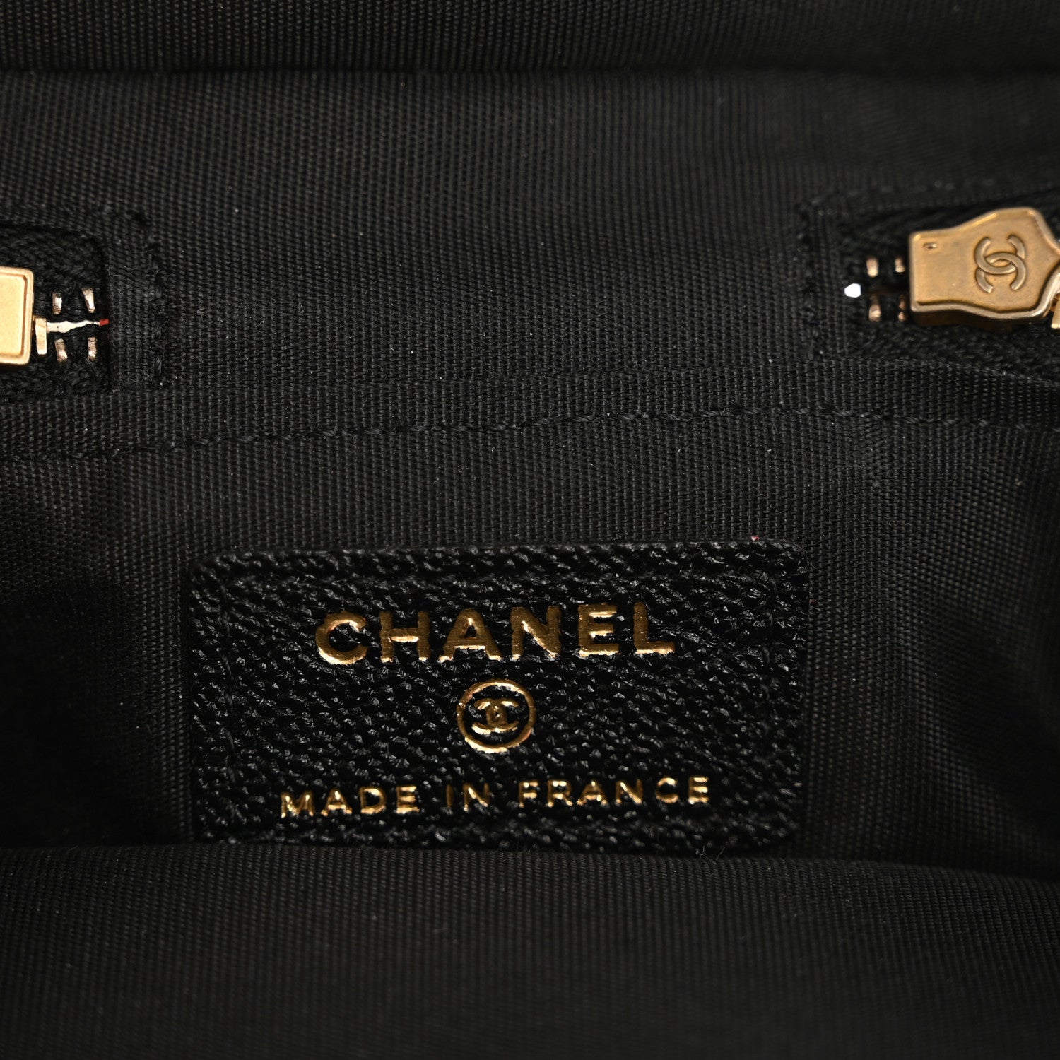 Chanel Caviar Quilted Mini Top Handle Vanity With Chain Black 6 of 11