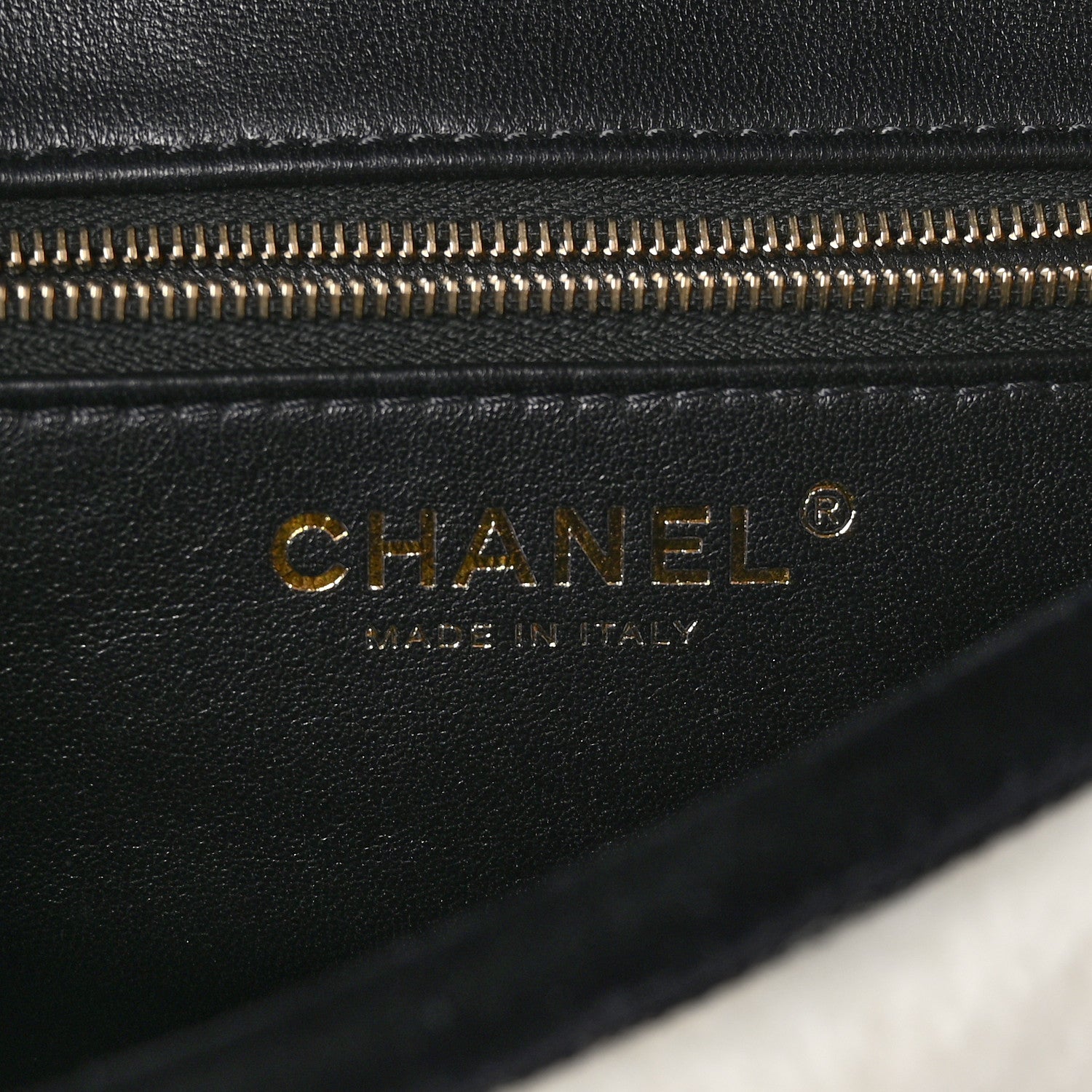 Chanel Shearling Checkered Flap Bag Black White 6 of 11