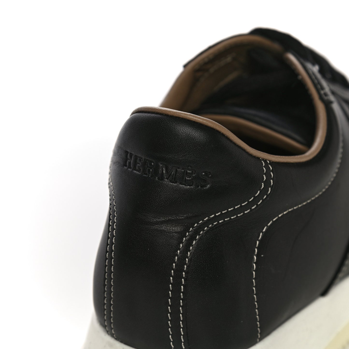 Calfskin Womens Quick Sneakers 38 Black