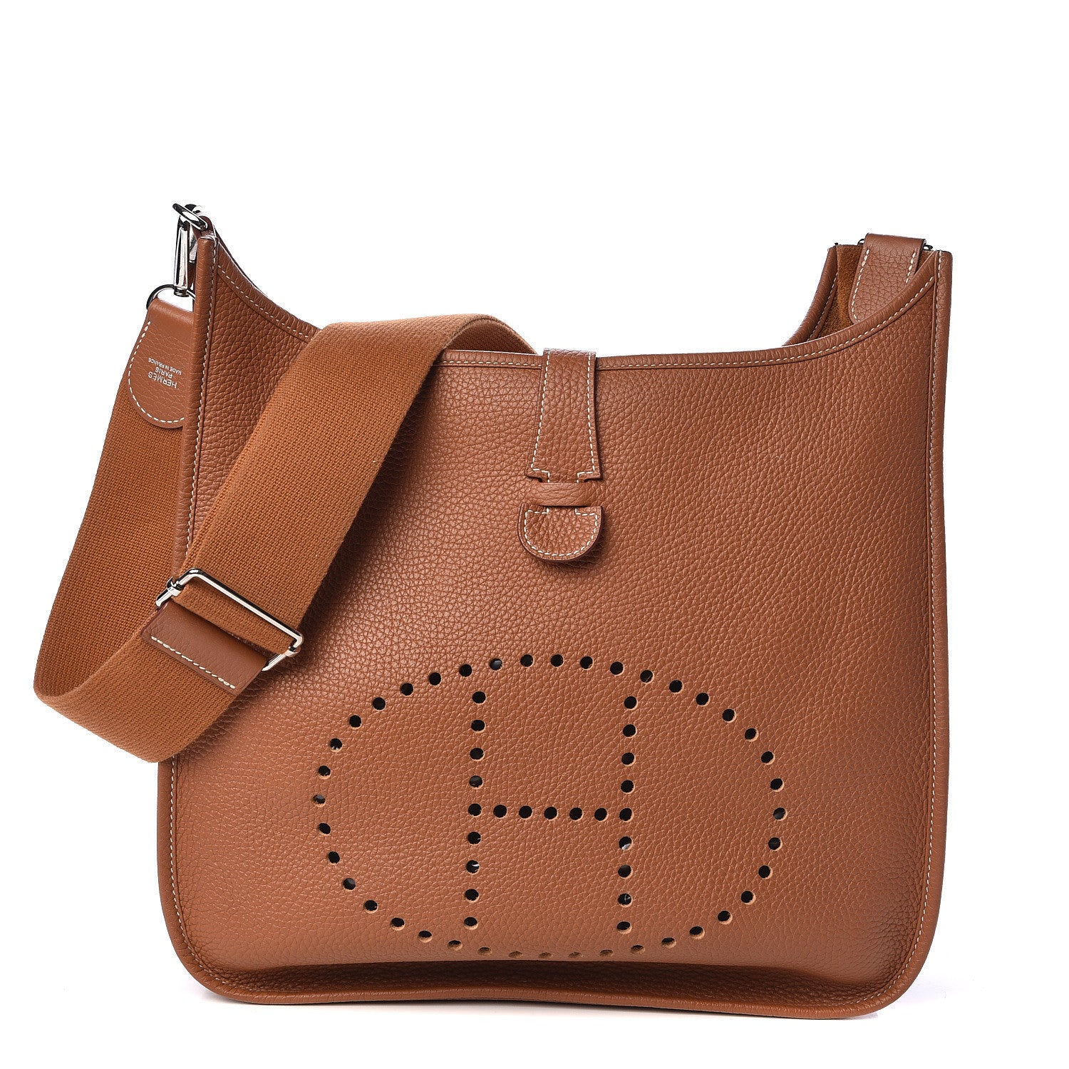Hermes Taurillon Clemence Evelyne III PM Gold 1 of 13