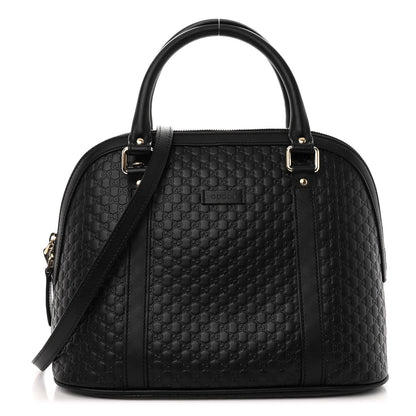 Gucci Microguccissima Medium Dome Bag Black 1 of 10