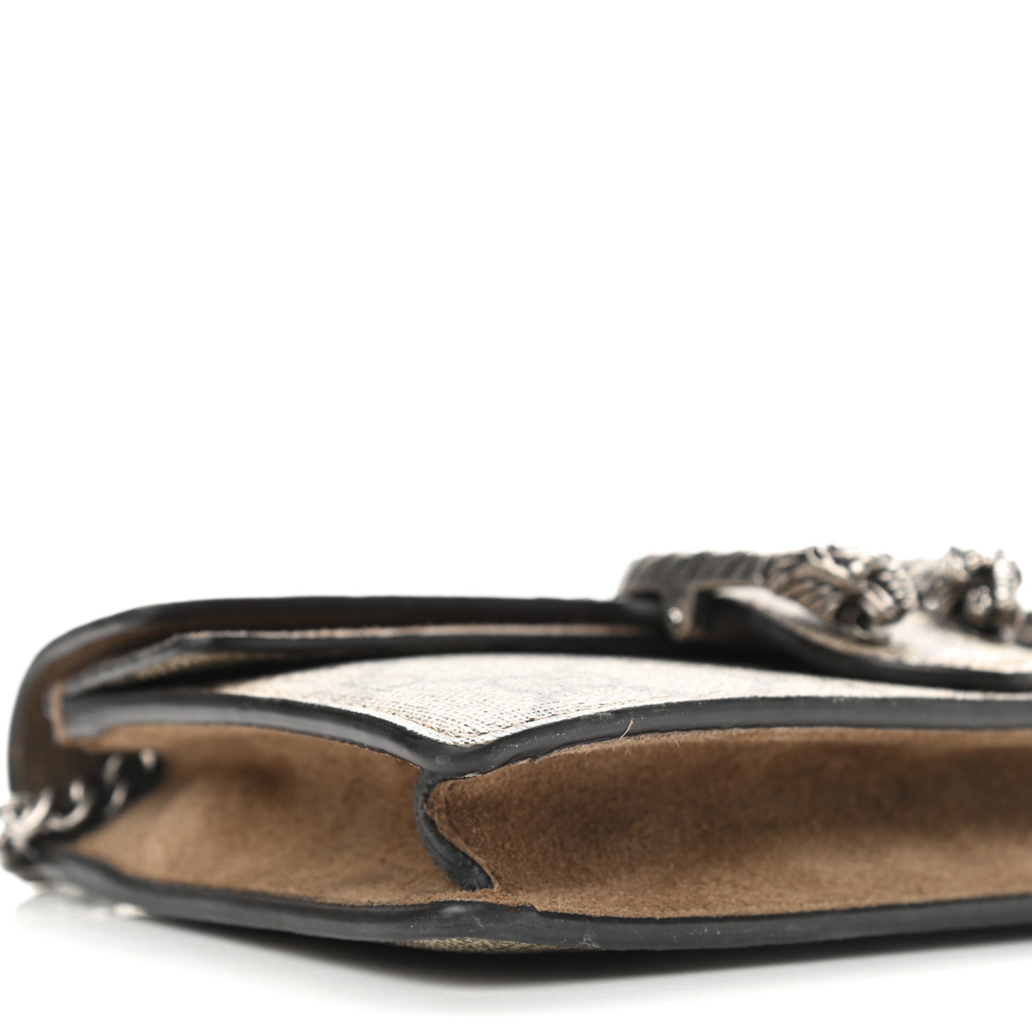 GG Supreme Monogram Super Mini Dionysus Shoulder Bag Taupe