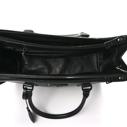 Prada Saffiano Lux Monochrome Large Galleria Double Zip Tote Black 5 of 11