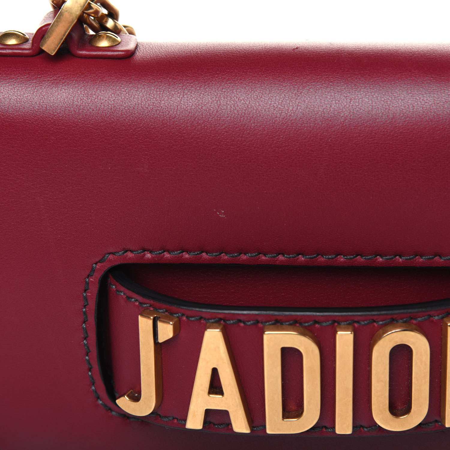 Christian Dior Calfskin Mini J'Adior Chain Flap Bag Red 18 of 18