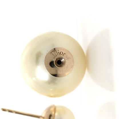 Christian Dior Pearl Mise En Dior Tribal Earrings Gold 4 of 4