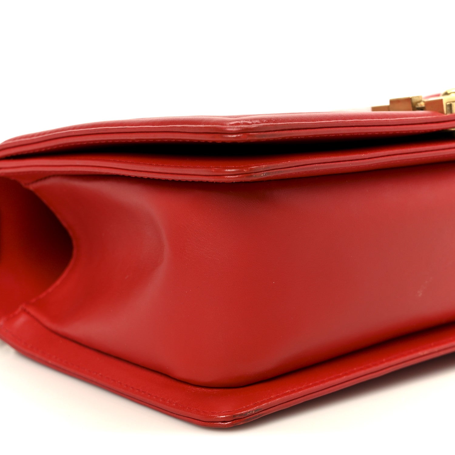 Chanel Snakeskin Medium Boy Flap Red 9 of 10