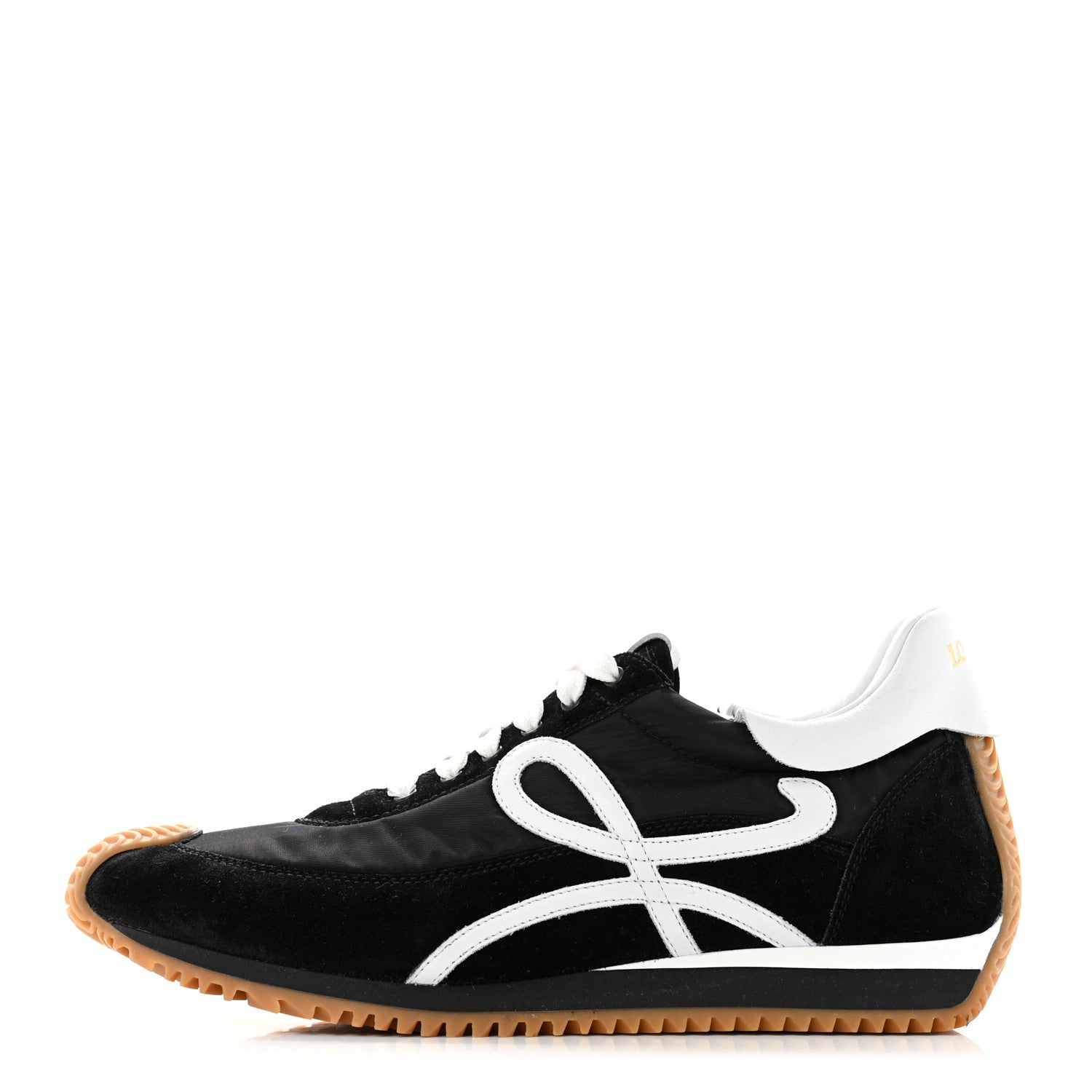 Loewe Nylon Suede Flow Runners Sneakers 41 Black 1 of 12
