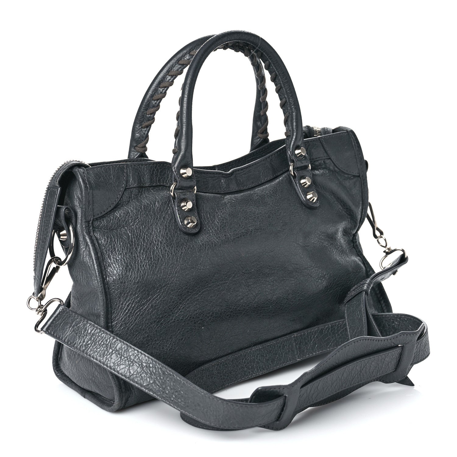 Balenciaga Agneau Classic Silver Hardware S City Gris Fossile 3 of 11