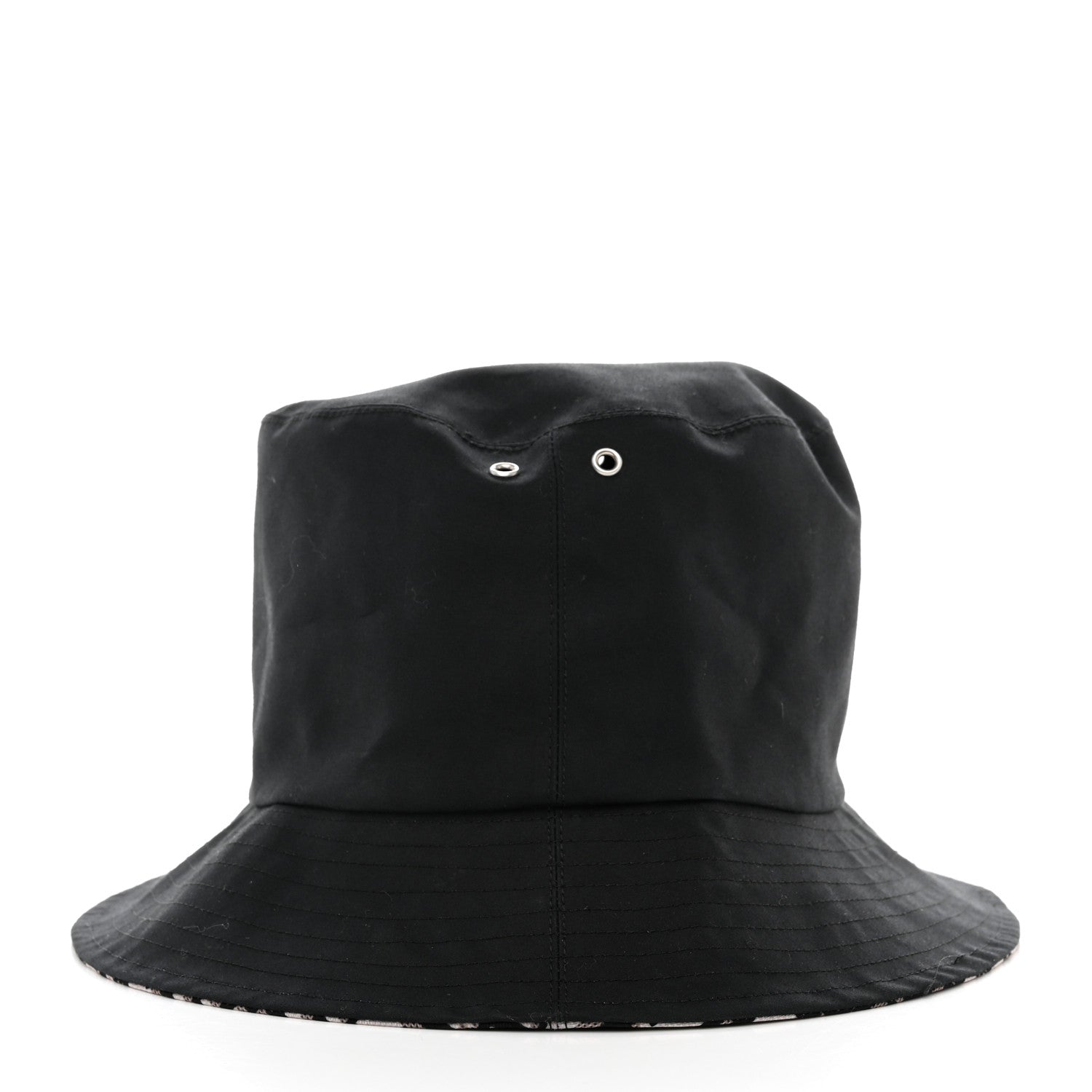 Christian Dior Oblique Reversible Teddy-D Brim Bucket Hat 57 Black 9 of 12