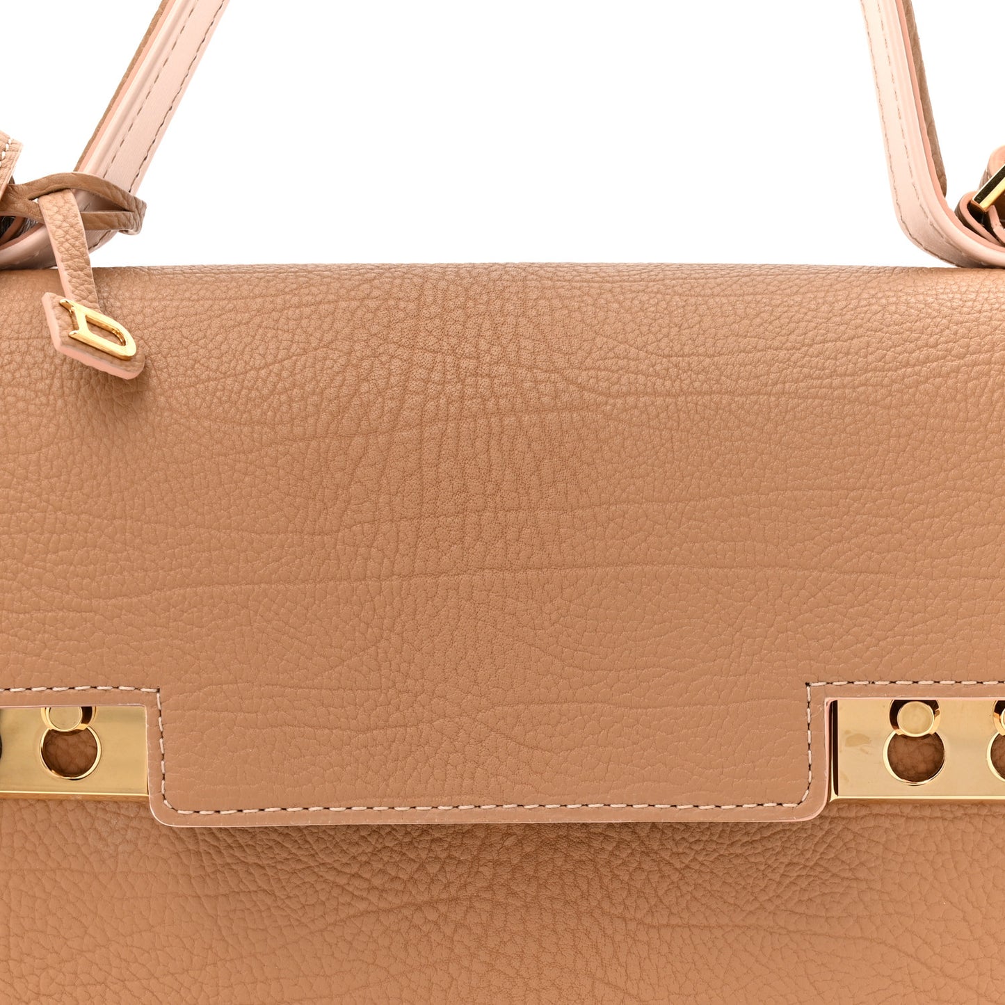 Crispy Calfskin MM Tempete Satchel Vision