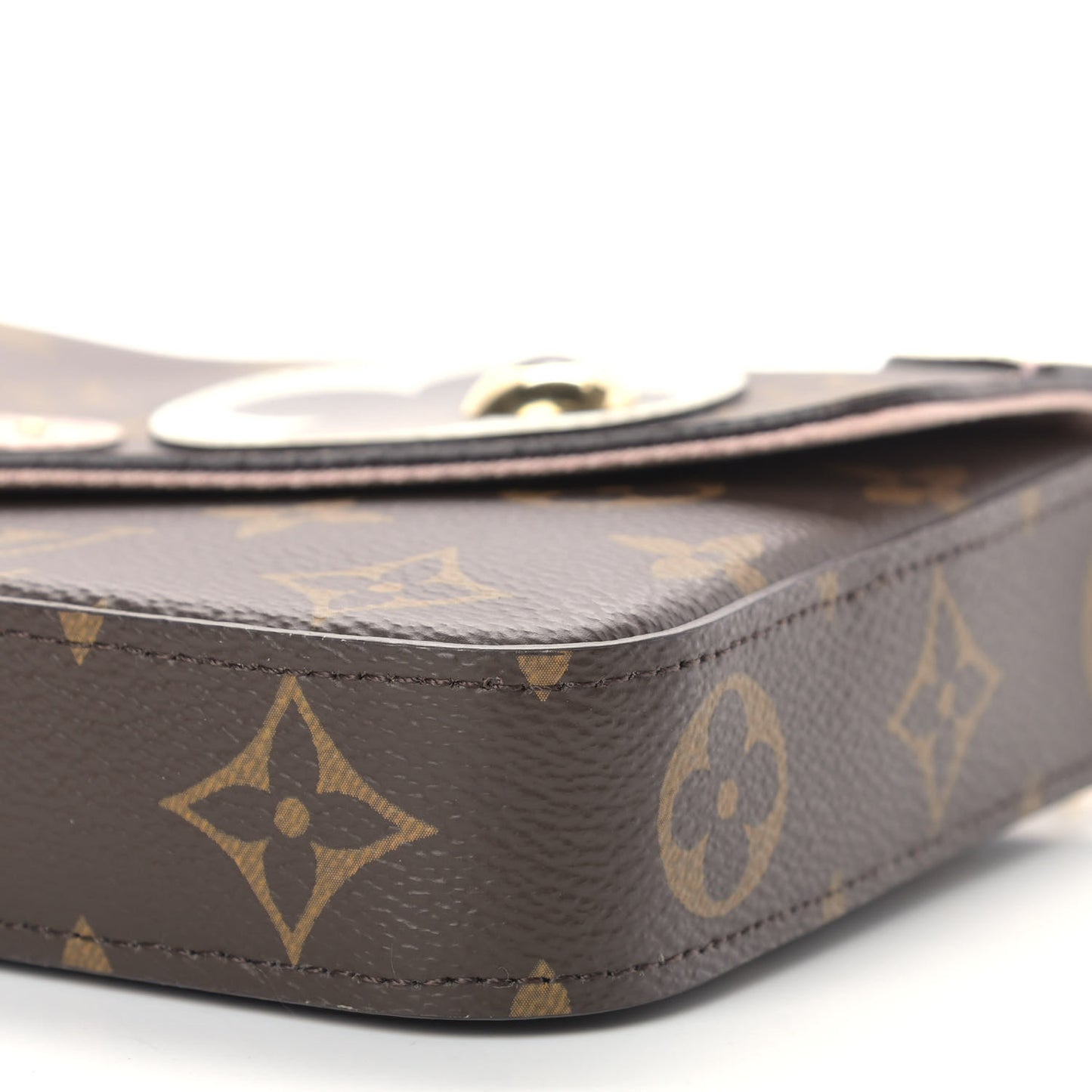 Monogram Valentine Dog Pochette Felicie Chain Wallet