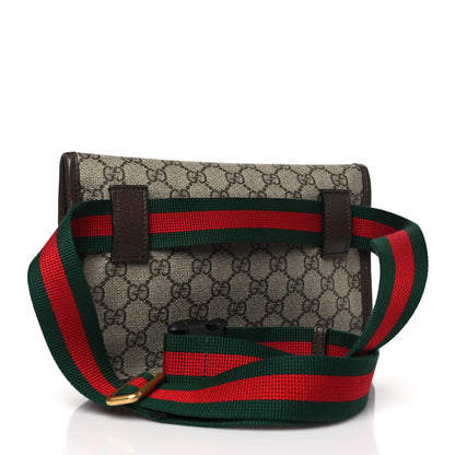 Gucci GG Supreme Monogram Neo Vintage Web Belt Bag Brown 3 of 9
