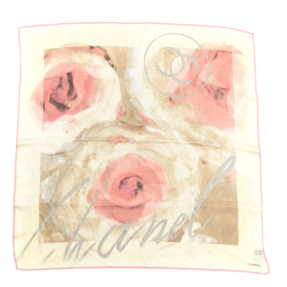 Chanel Silk CC Logo Scarf Multicolor 1 of 3
