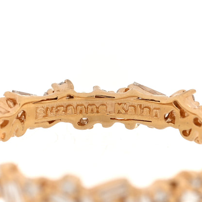 Suzanne Kalan 18K Yellow Gold Diamond Fireworks Icon Eternity Ring 54 6.75 4 of 4